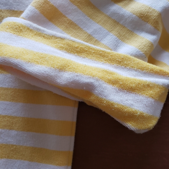 Anne Klein XL Yellow Striped Top - Picture 4 of 7